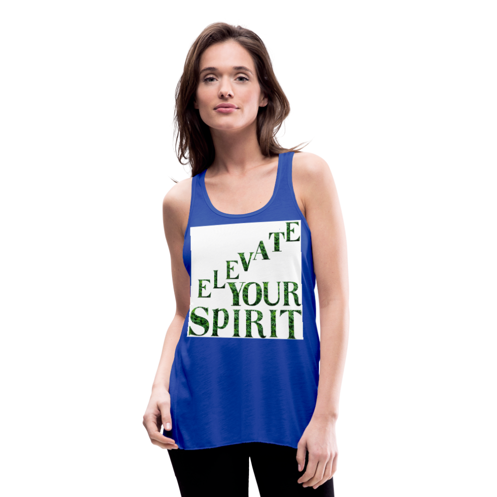 Women's Flowy Tank Top by Bella - royal blue