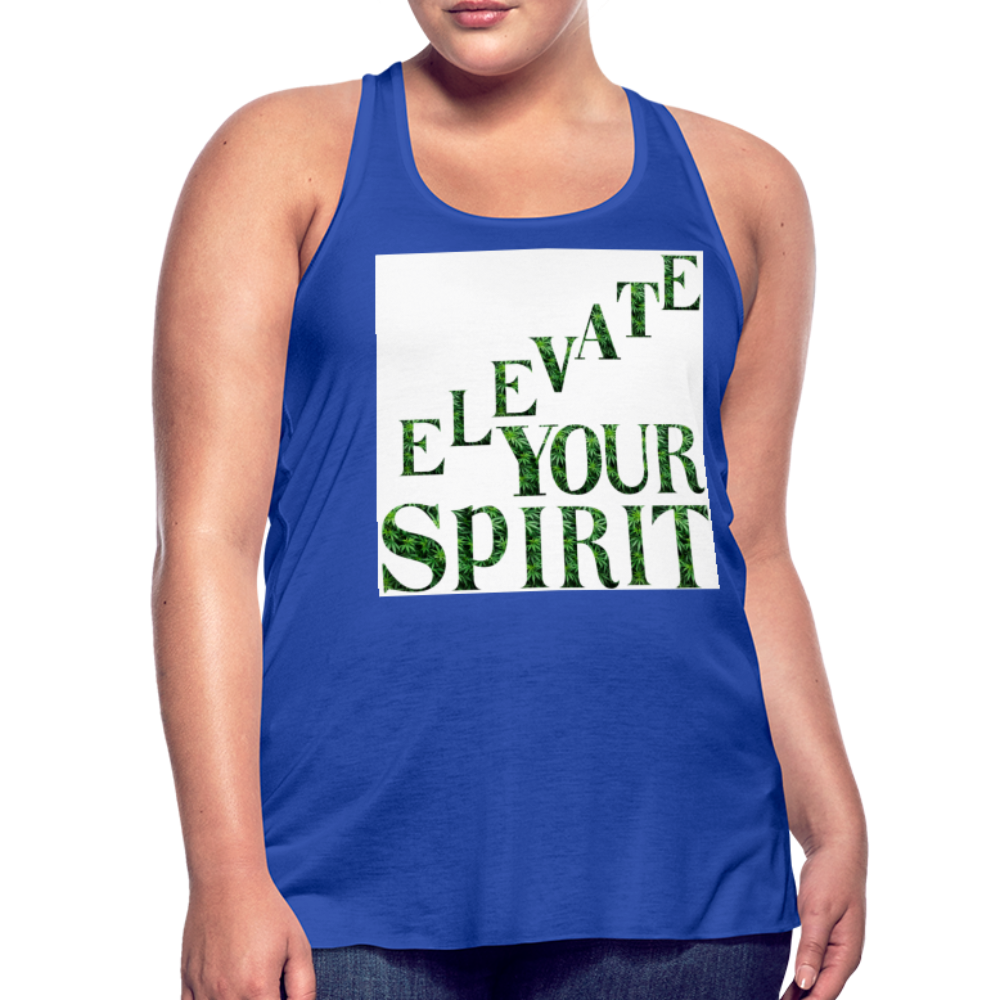 Women's Flowy Tank Top by Bella - royal blue