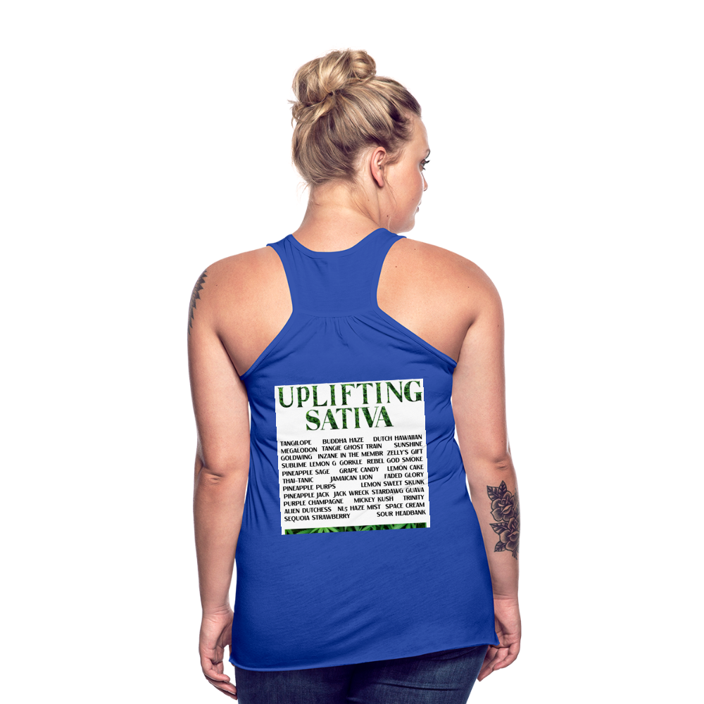 Women's Flowy Tank Top by Bella - royal blue