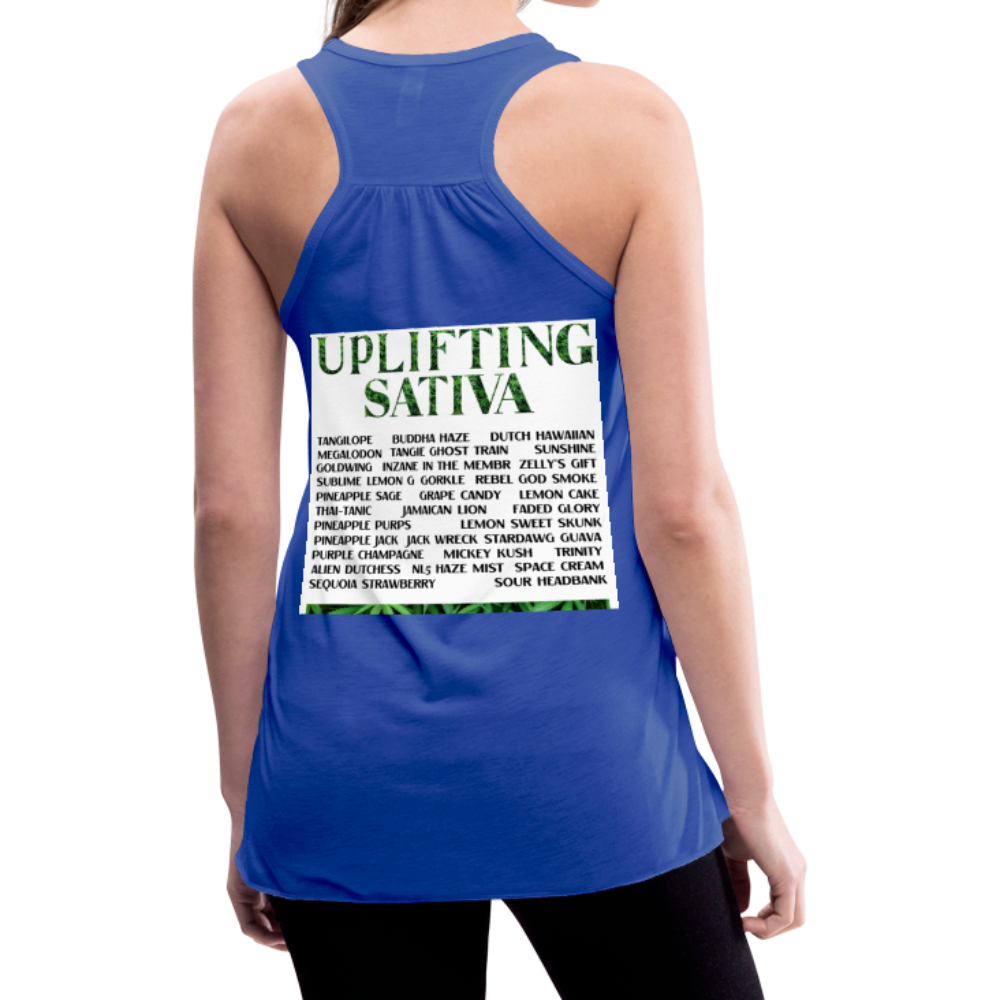 Women's Flowy Tank Top by Bella - royal blue