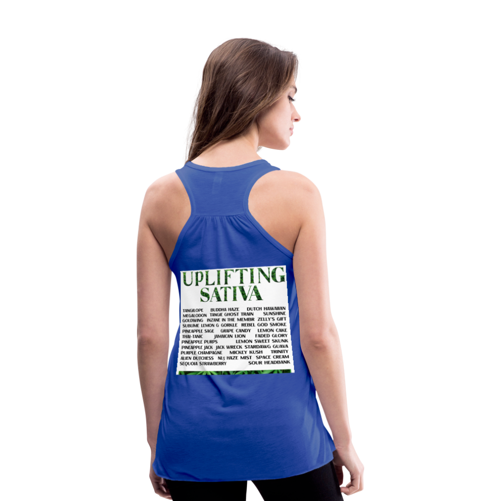 Women's Flowy Tank Top by Bella - royal blue