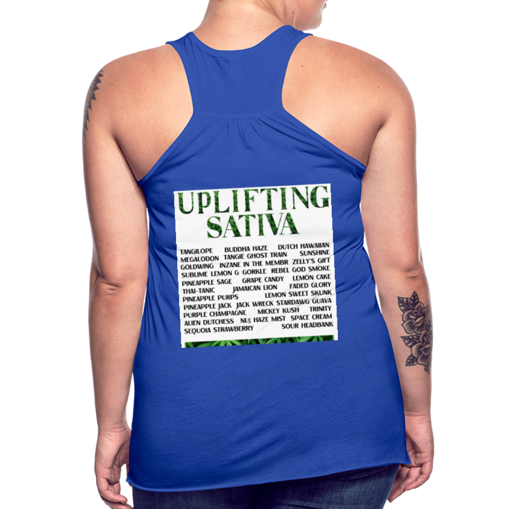 Women's Flowy Tank Top by Bella - royal blue