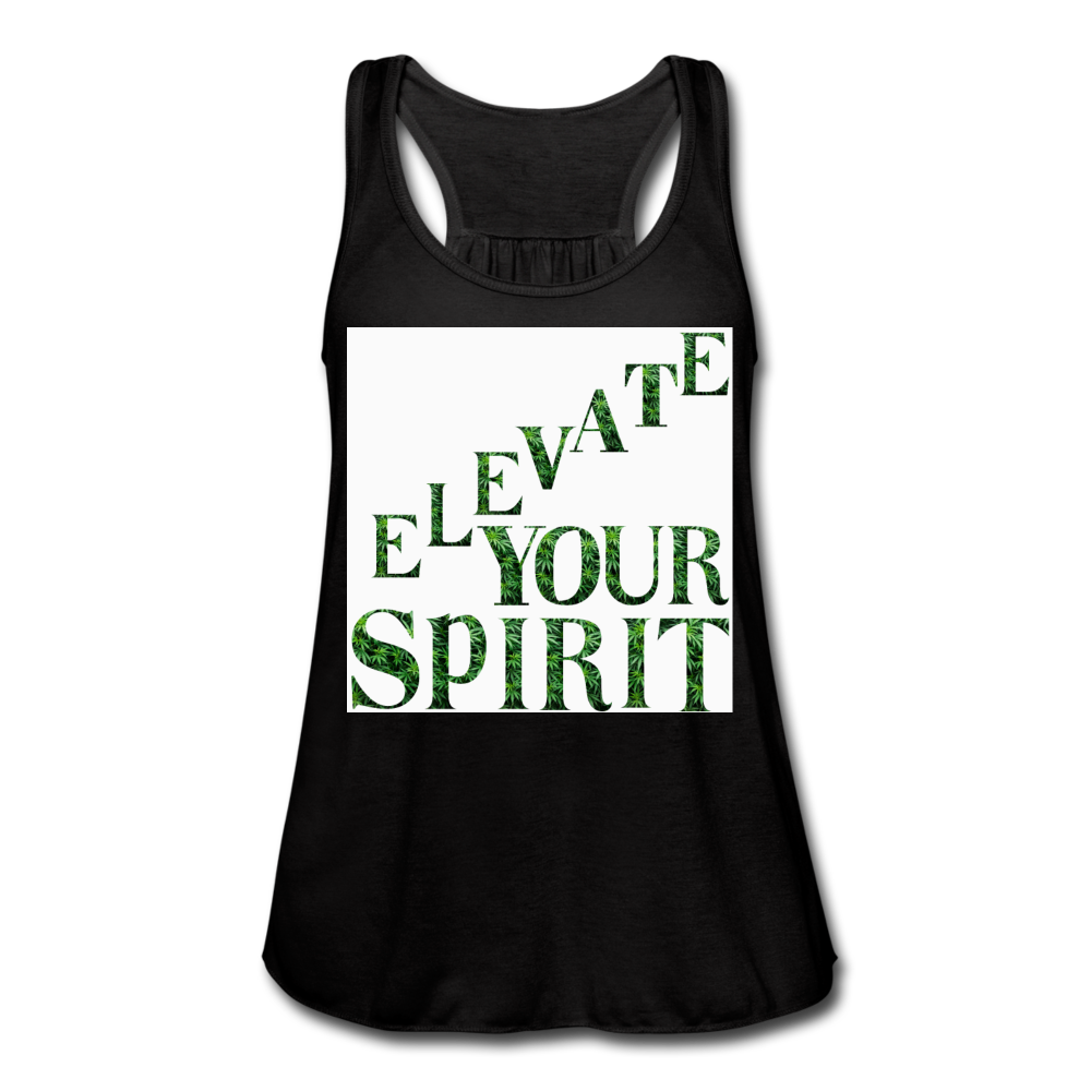 Women's Flowy Tank Top by Bella - black