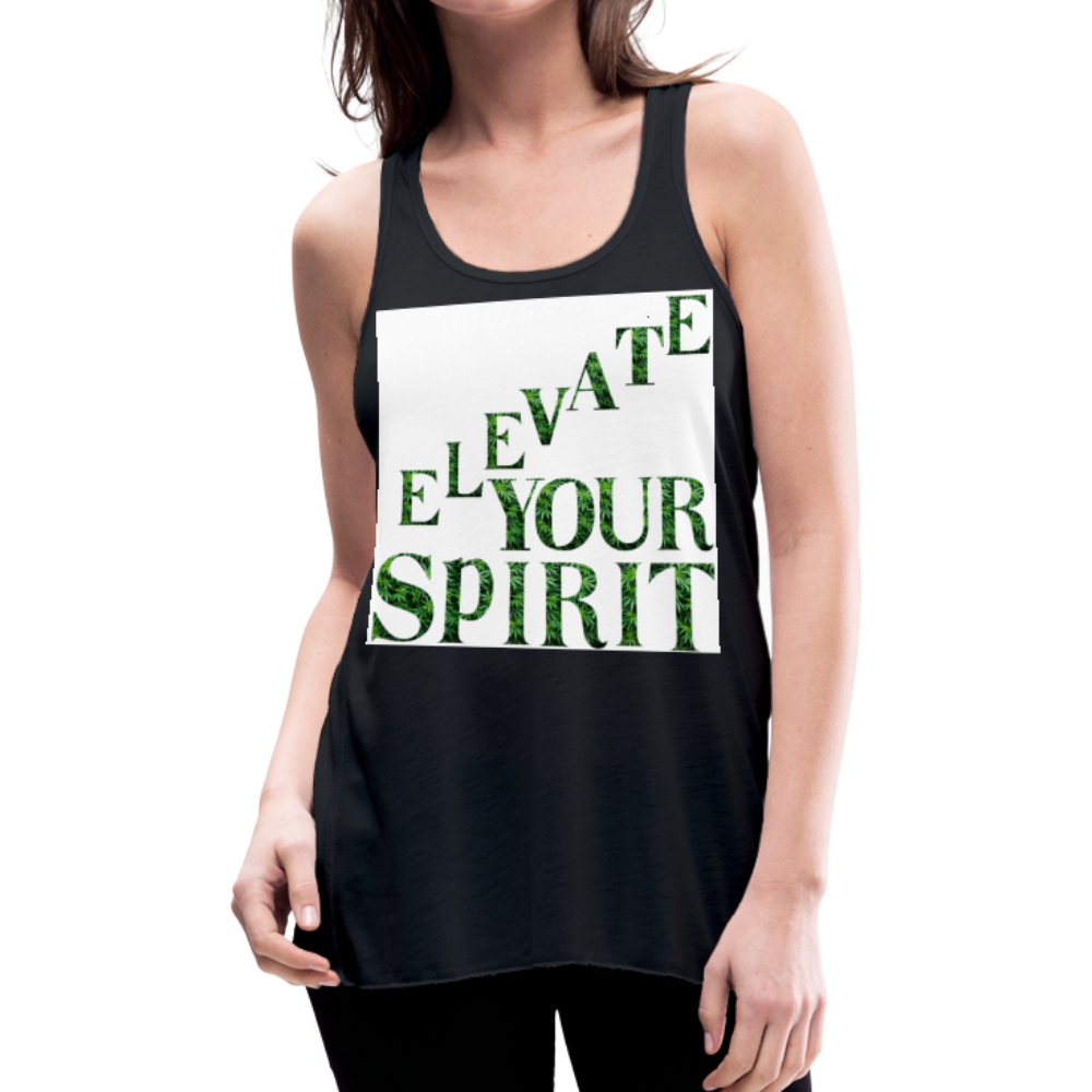 Women's Flowy Tank Top by Bella - black