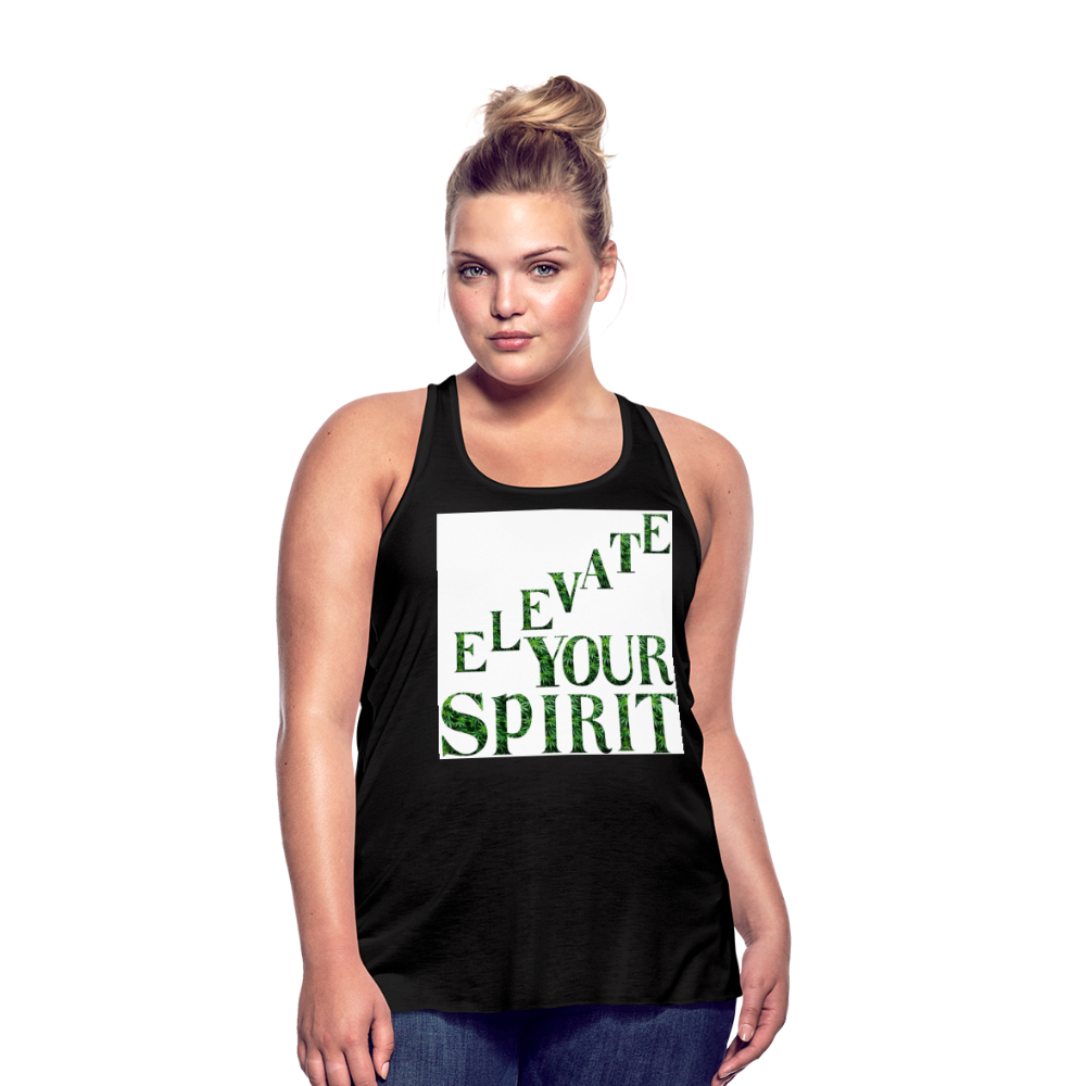 Women's Flowy Tank Top by Bella - black