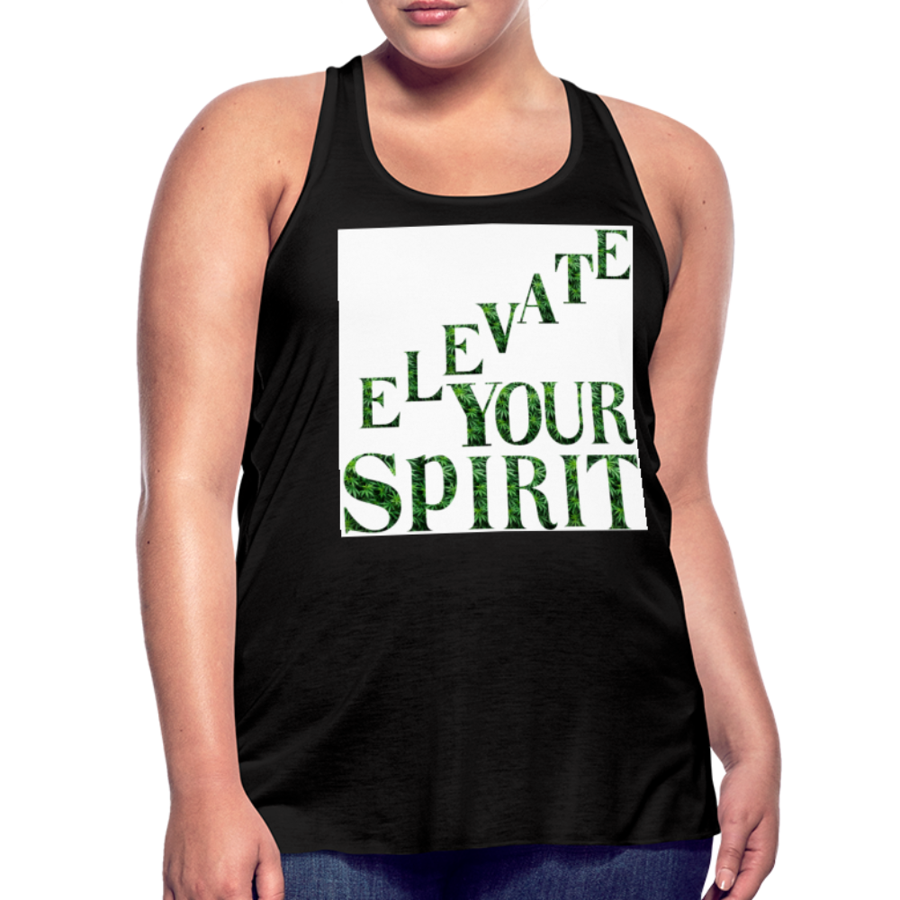 Women's Flowy Tank Top by Bella - black