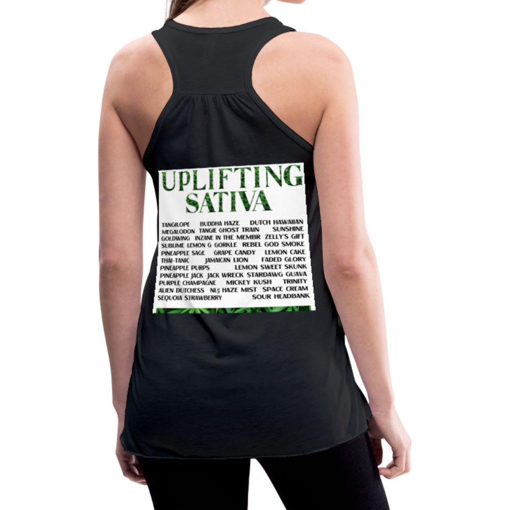 Women's Flowy Tank Top by Bella - black