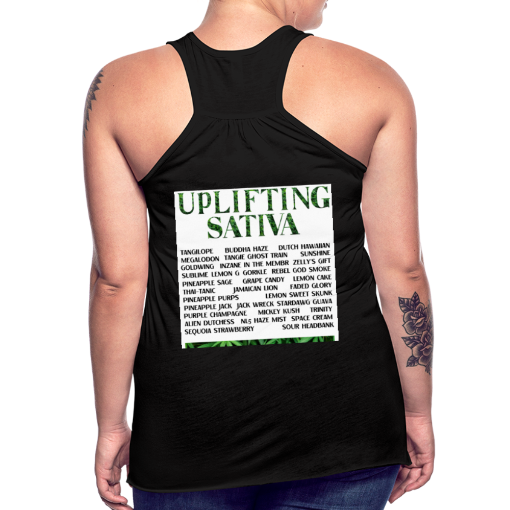 Women's Flowy Tank Top by Bella - black