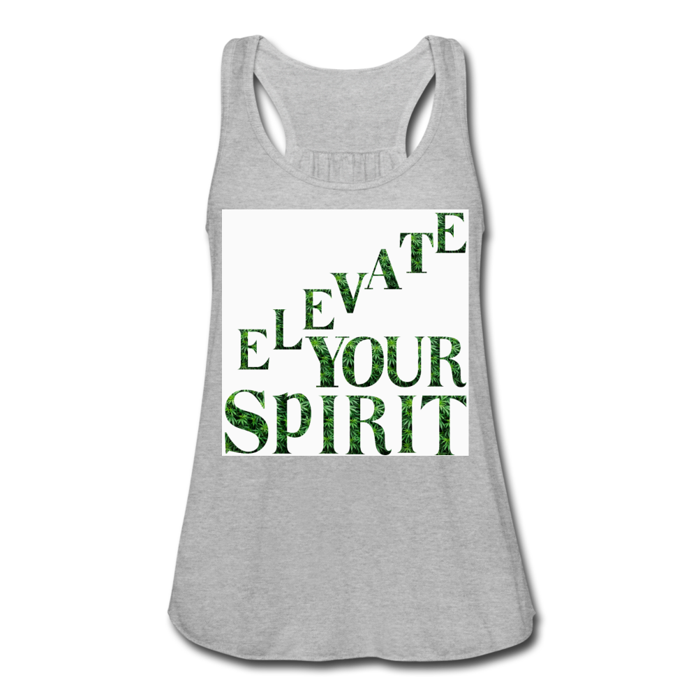 Women's Flowy Tank Top by Bella - heather gray