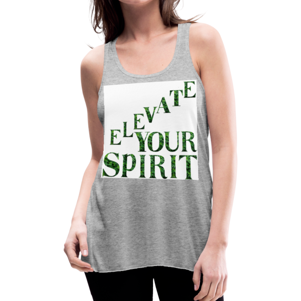 Women's Flowy Tank Top by Bella - heather gray