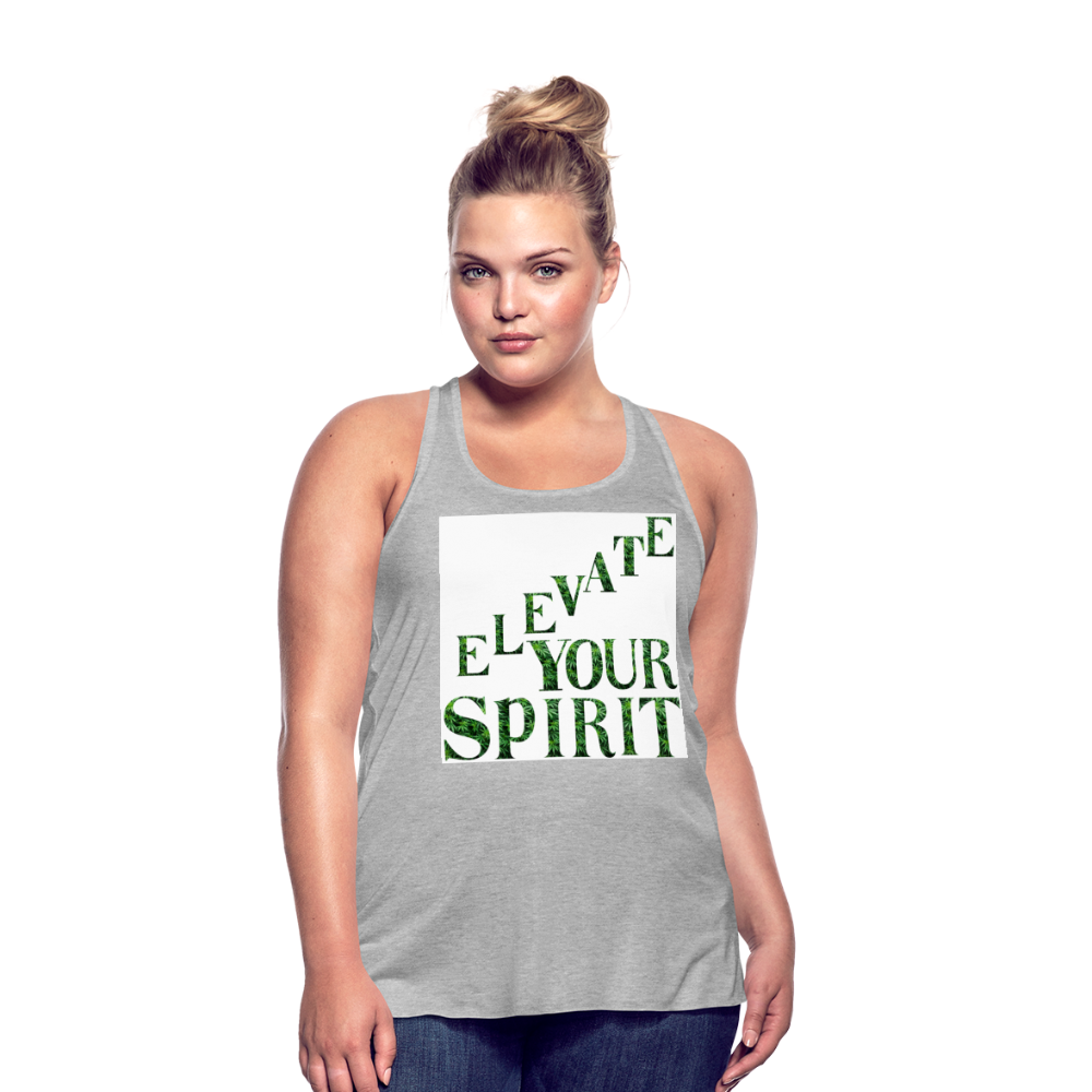 Women's Flowy Tank Top by Bella - heather gray