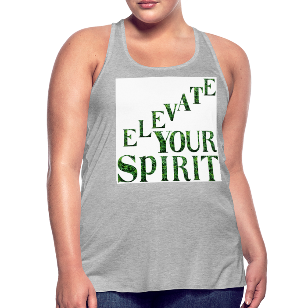 Women's Flowy Tank Top by Bella - heather gray