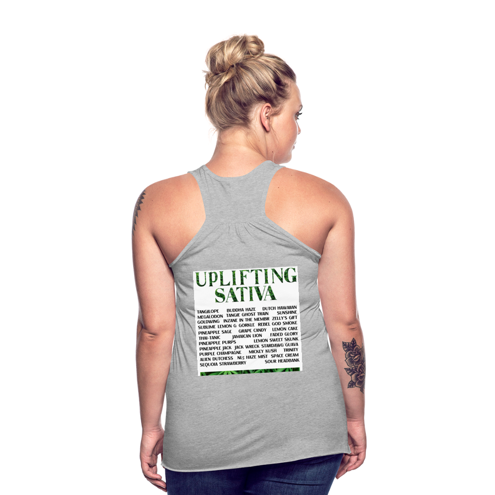 Women's Flowy Tank Top by Bella - heather gray