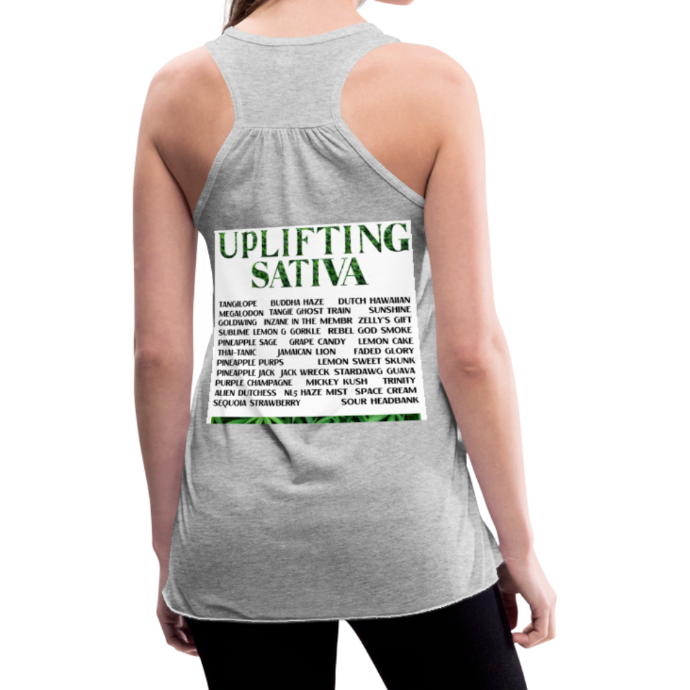 Women's Flowy Tank Top by Bella - heather gray