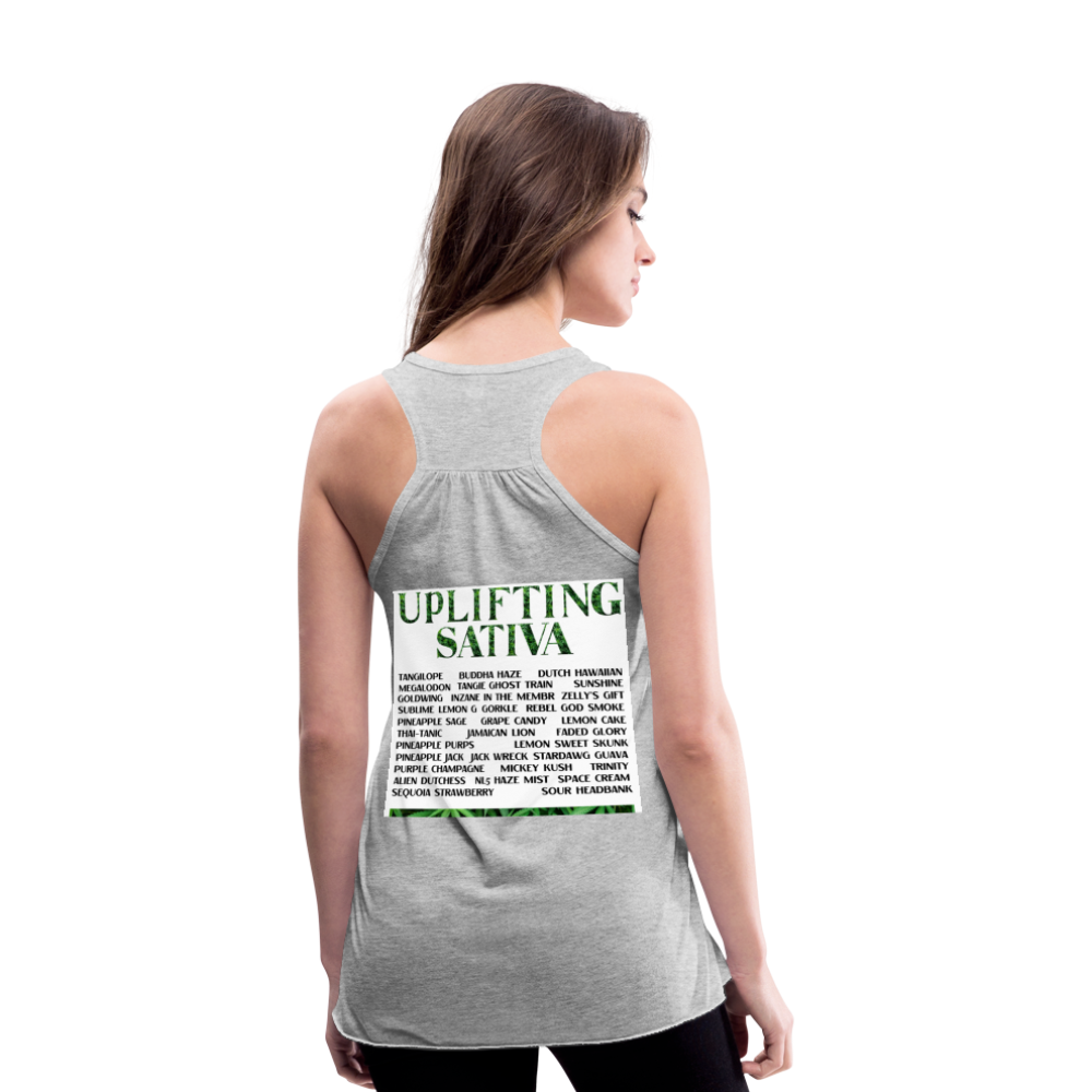 Women's Flowy Tank Top by Bella - heather gray