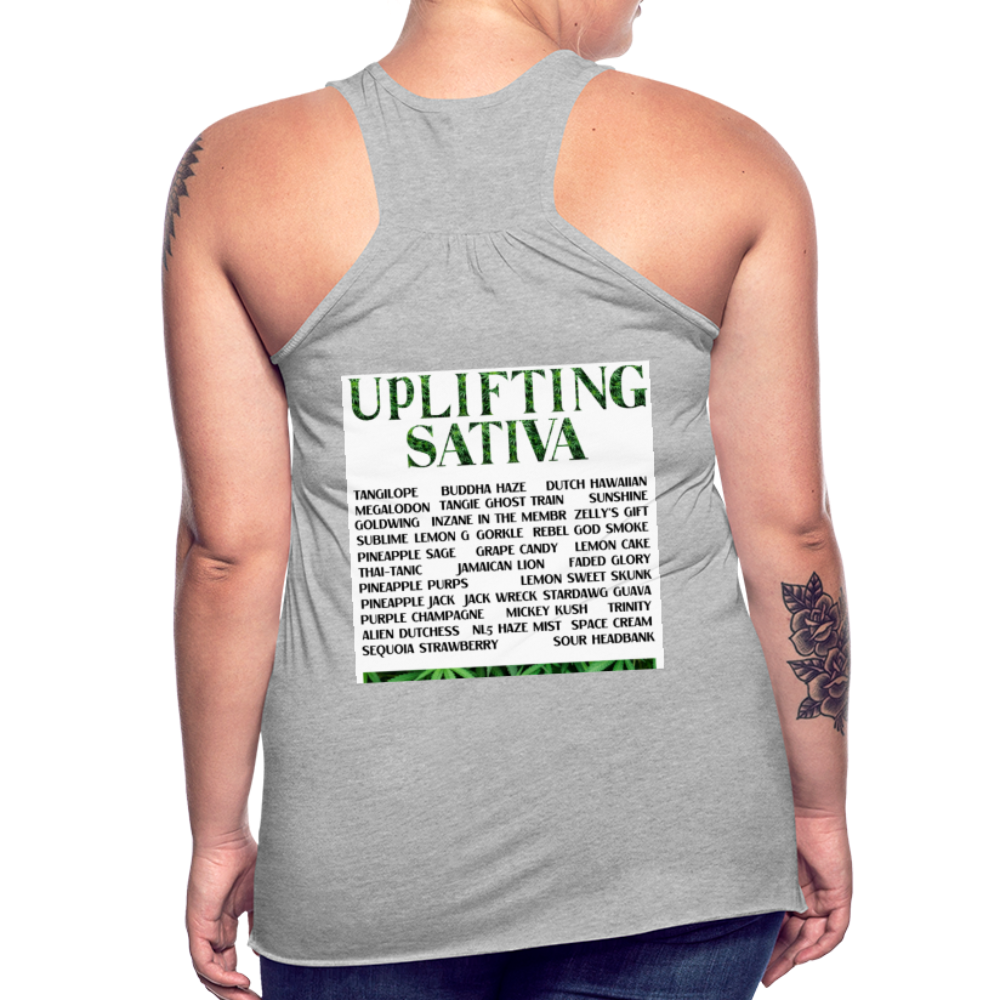 Women's Flowy Tank Top by Bella - heather gray