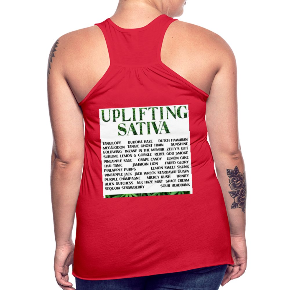 Women's Flowy Tank Top by Bella - red