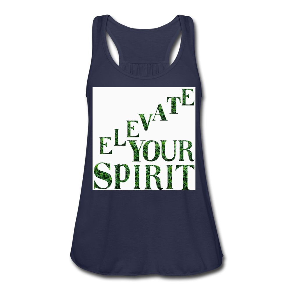 Women's Flowy Tank Top by Bella - navy