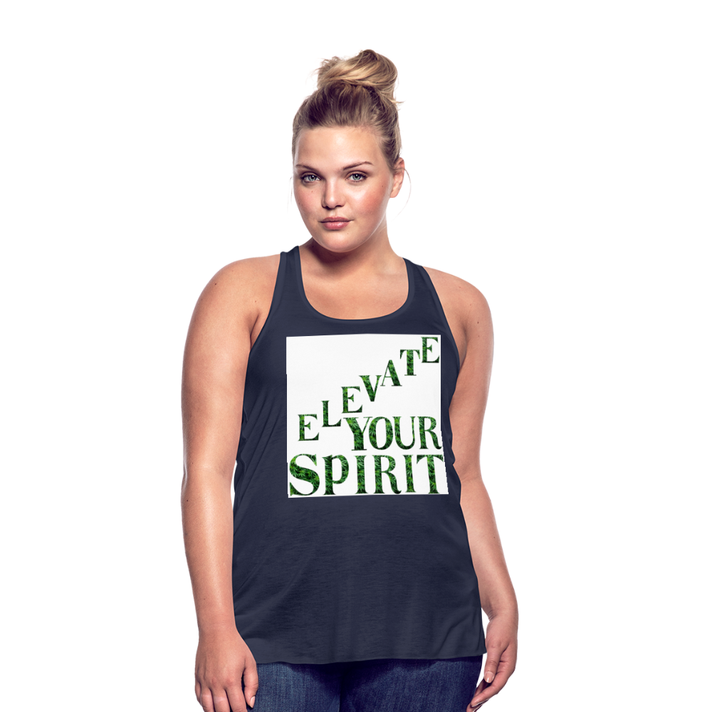 Women's Flowy Tank Top by Bella - navy