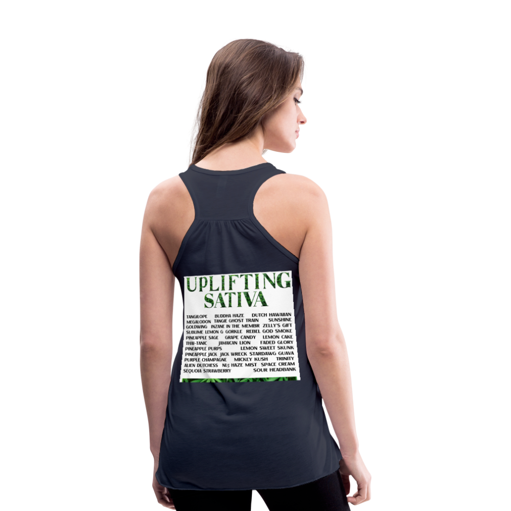 Women's Flowy Tank Top by Bella - navy