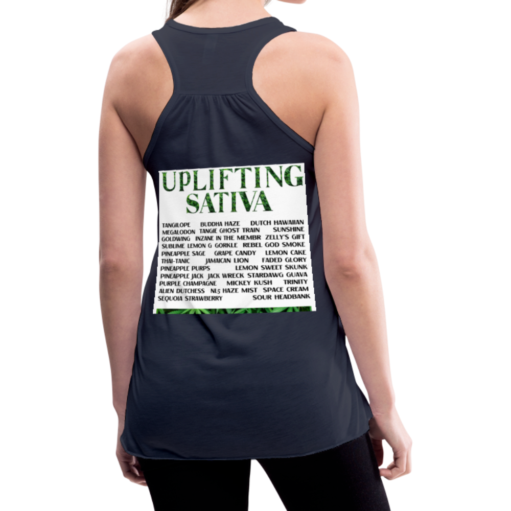 Women's Flowy Tank Top by Bella - navy