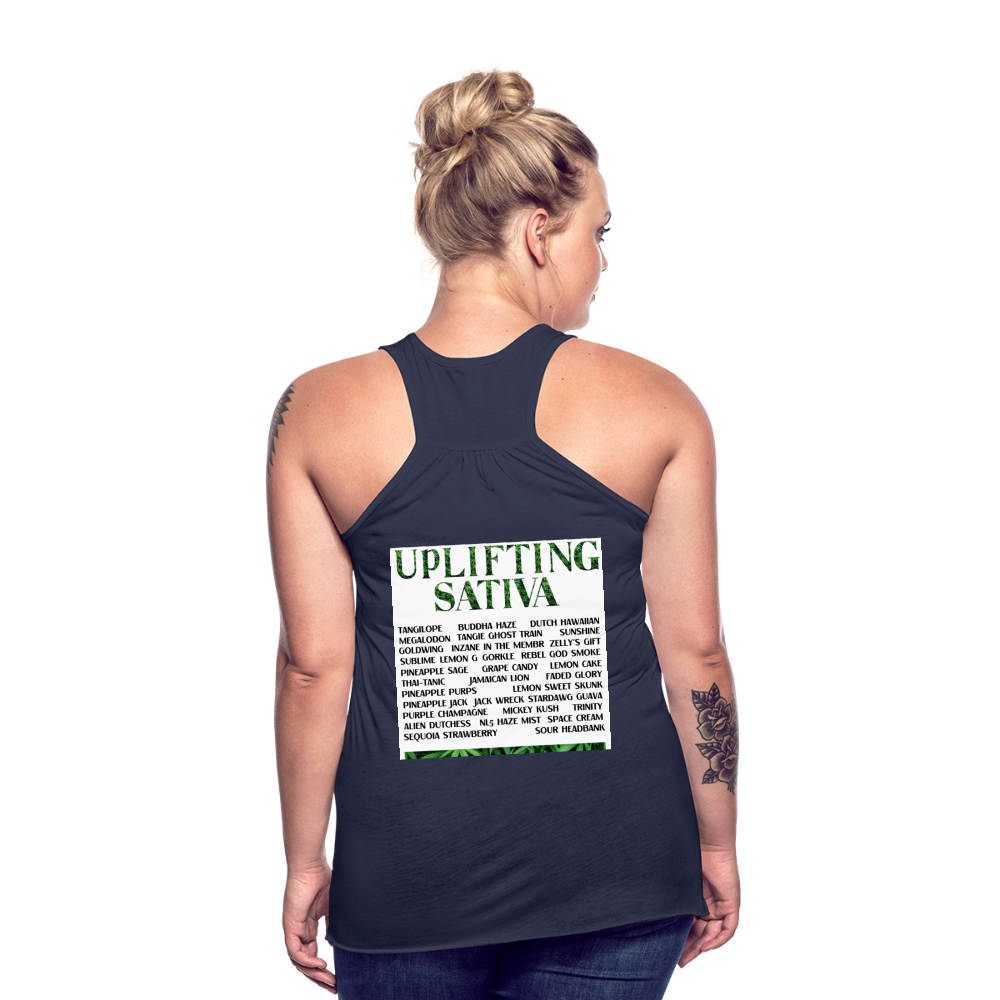 Women's Flowy Tank Top by Bella - navy