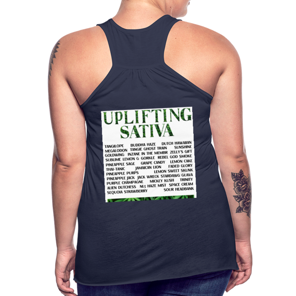 Women's Flowy Tank Top by Bella - navy