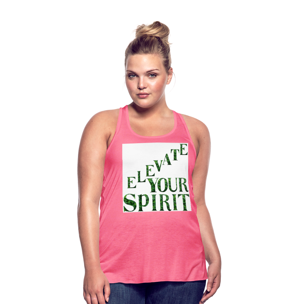Women's Flowy Tank Top by Bella - neon pink