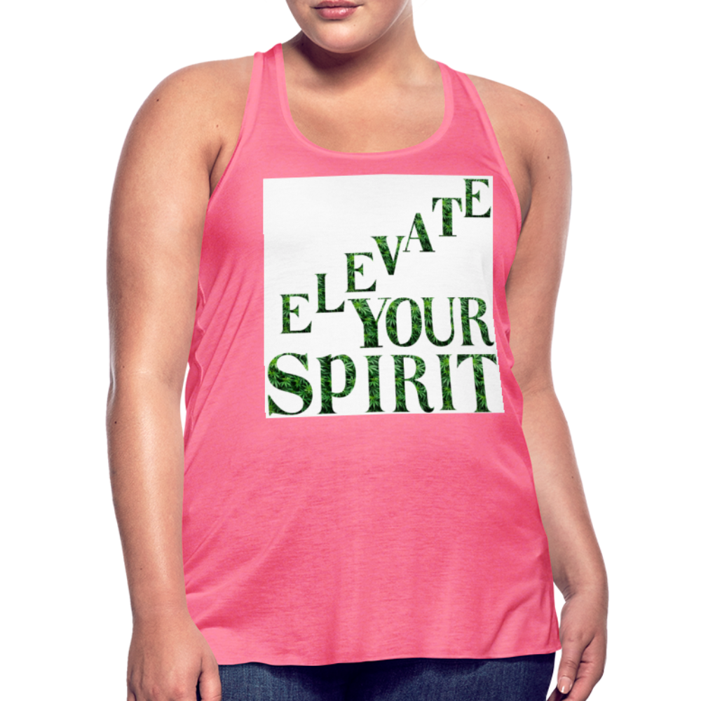 Women's Flowy Tank Top by Bella - neon pink
