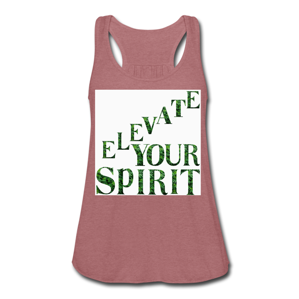 Women's Flowy Tank Top by Bella - mauve