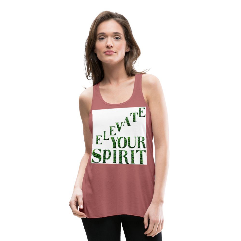 Women's Flowy Tank Top by Bella - mauve