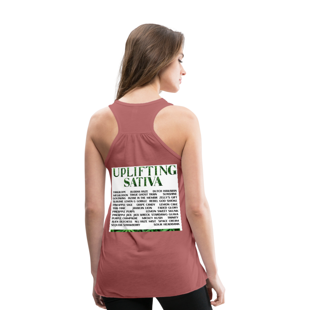 Women's Flowy Tank Top by Bella - mauve