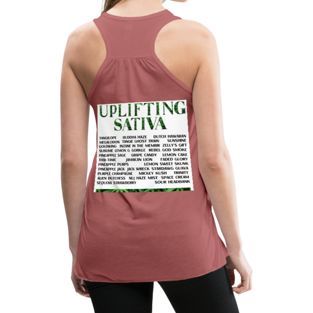 Women's Flowy Tank Top by Bella - mauve