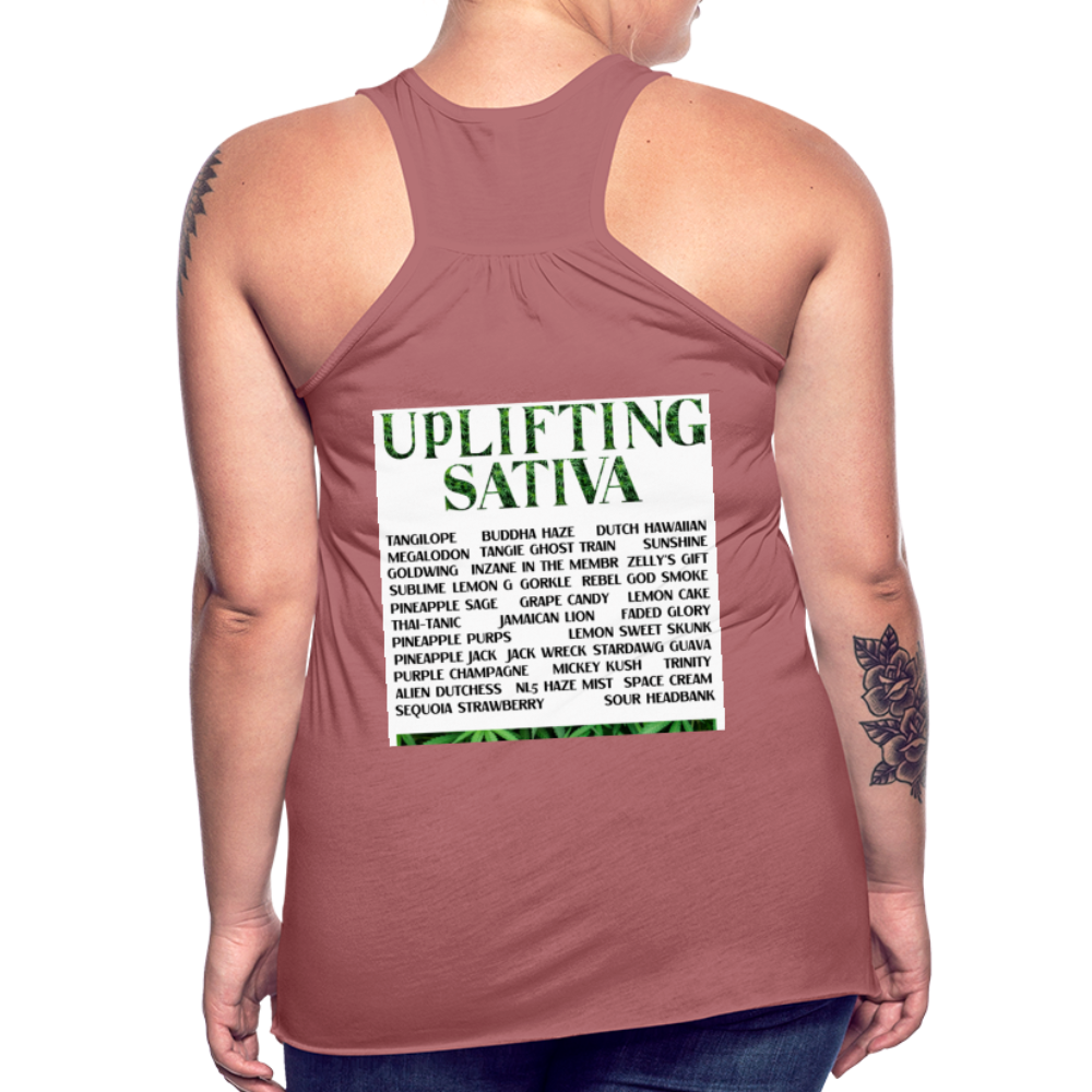 Women's Flowy Tank Top by Bella - mauve