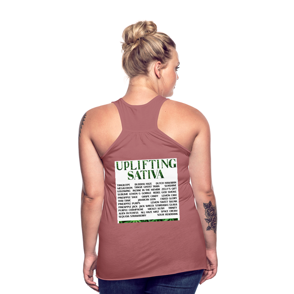 Women's Flowy Tank Top by Bella - mauve