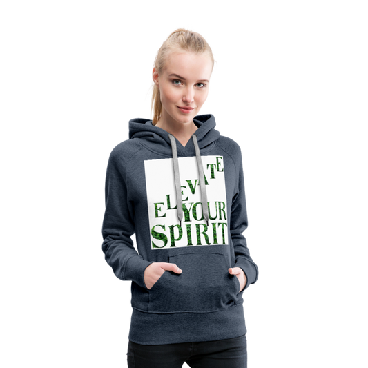 Women’s Premium Hoodie - heather denim