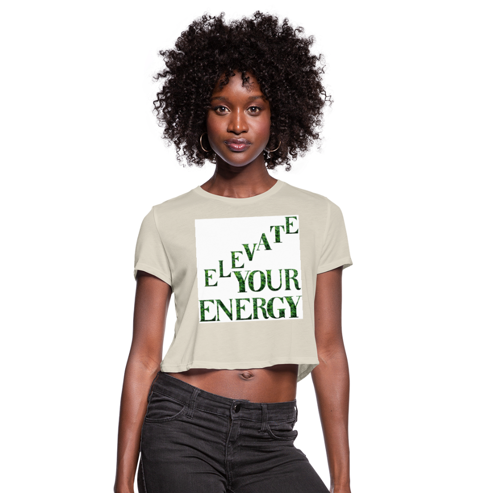 Women's Cropped T-Shirt - dust