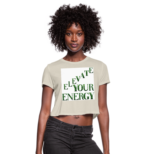 Women's Cropped T-Shirt - dust