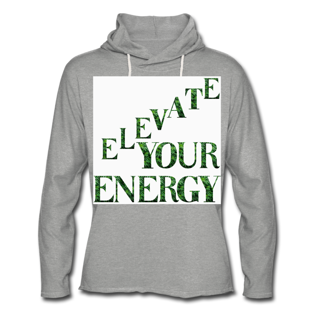 Unisex Lightweight Terry Hoodie - heather gray