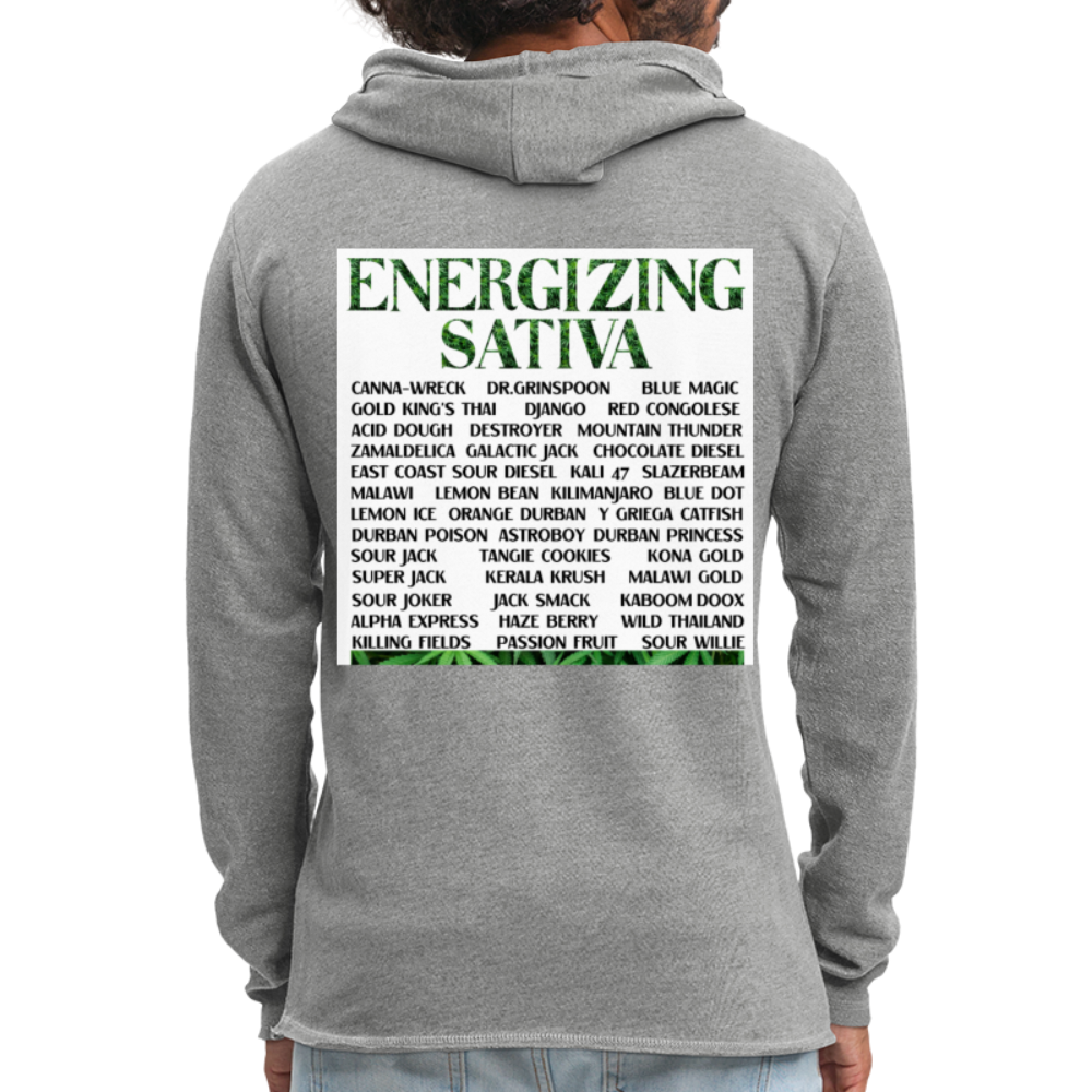 Unisex Lightweight Terry Hoodie - heather gray