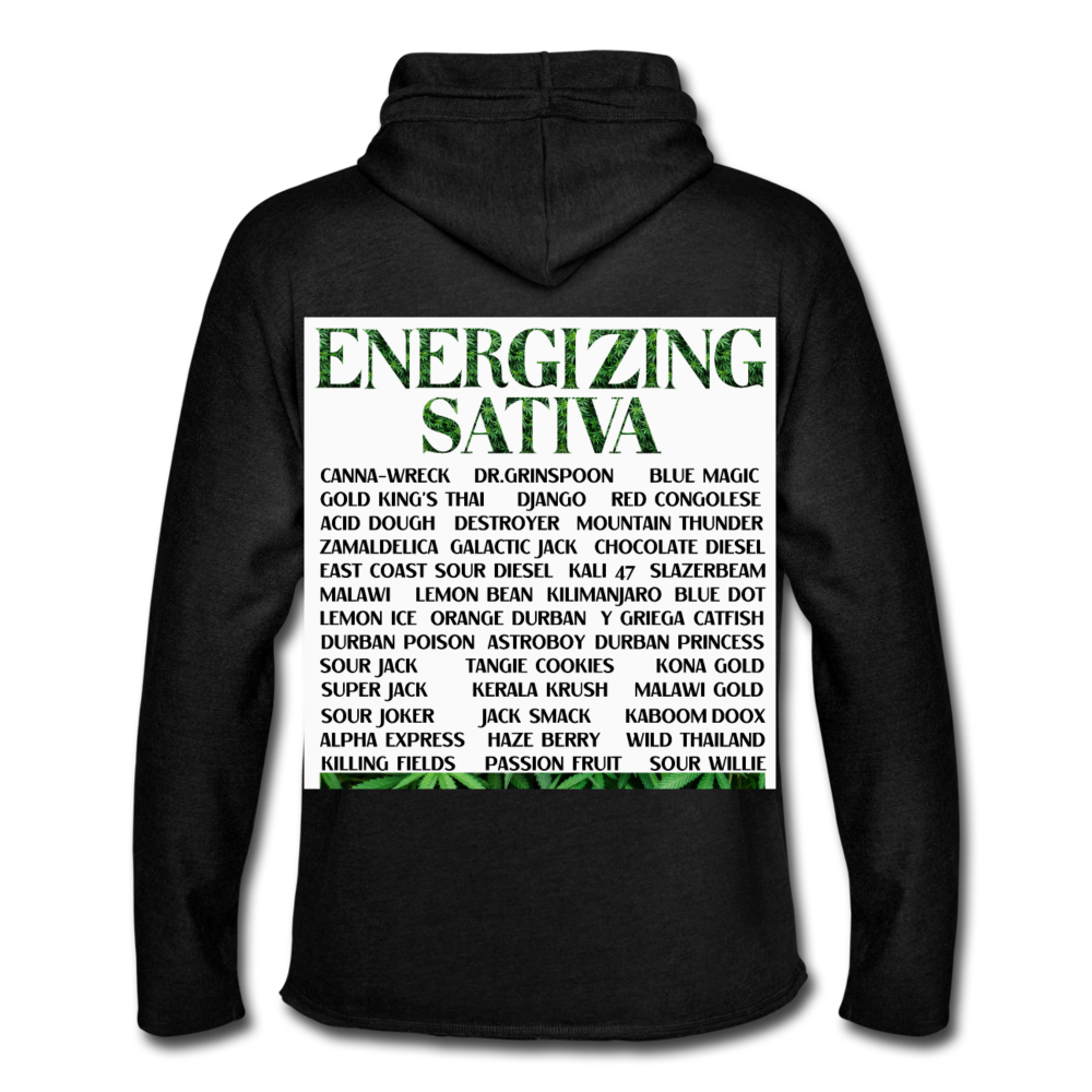 Unisex Lightweight Terry Hoodie - charcoal gray