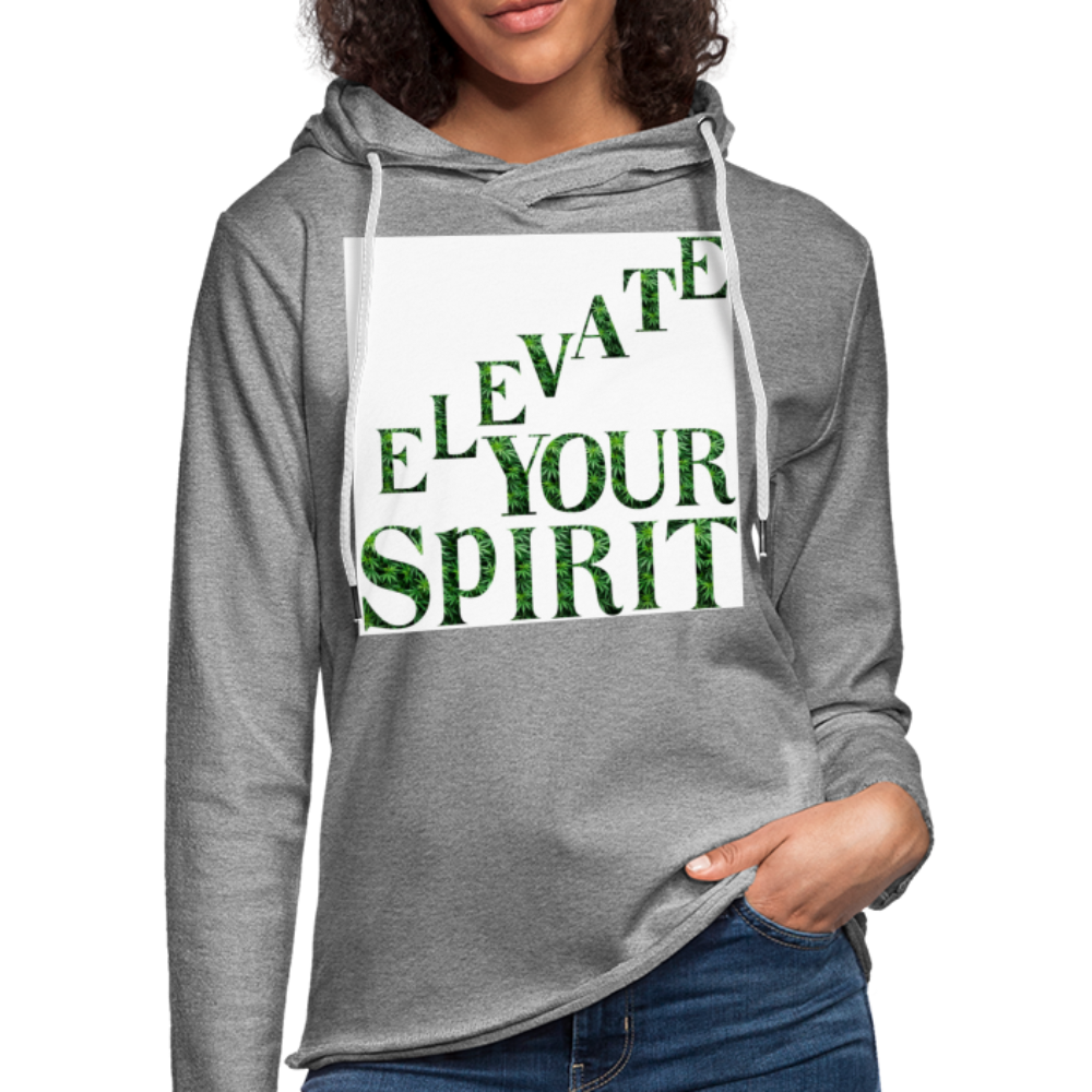 Unisex Lightweight Terry Hoodie - heather gray