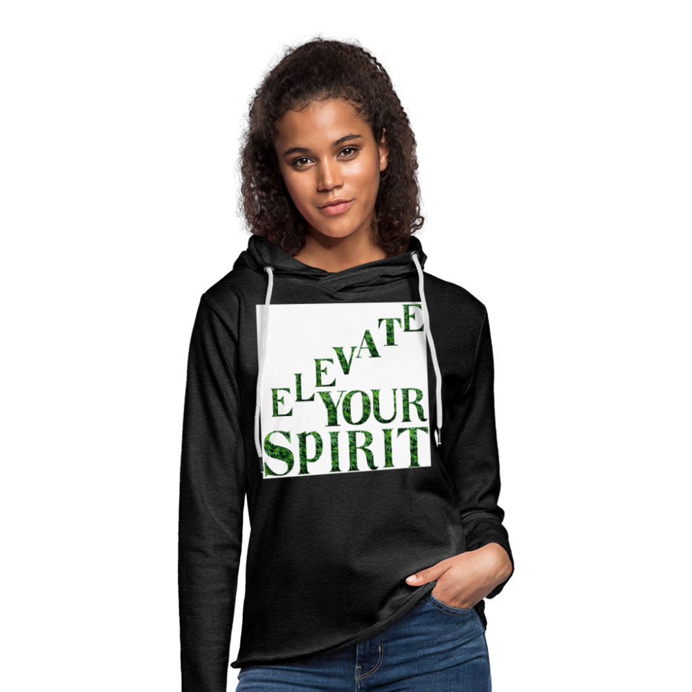Unisex Lightweight Terry Hoodie - charcoal gray