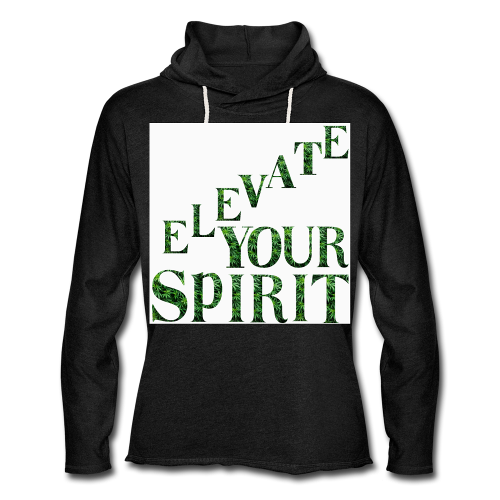 Unisex Lightweight Terry Hoodie - charcoal gray