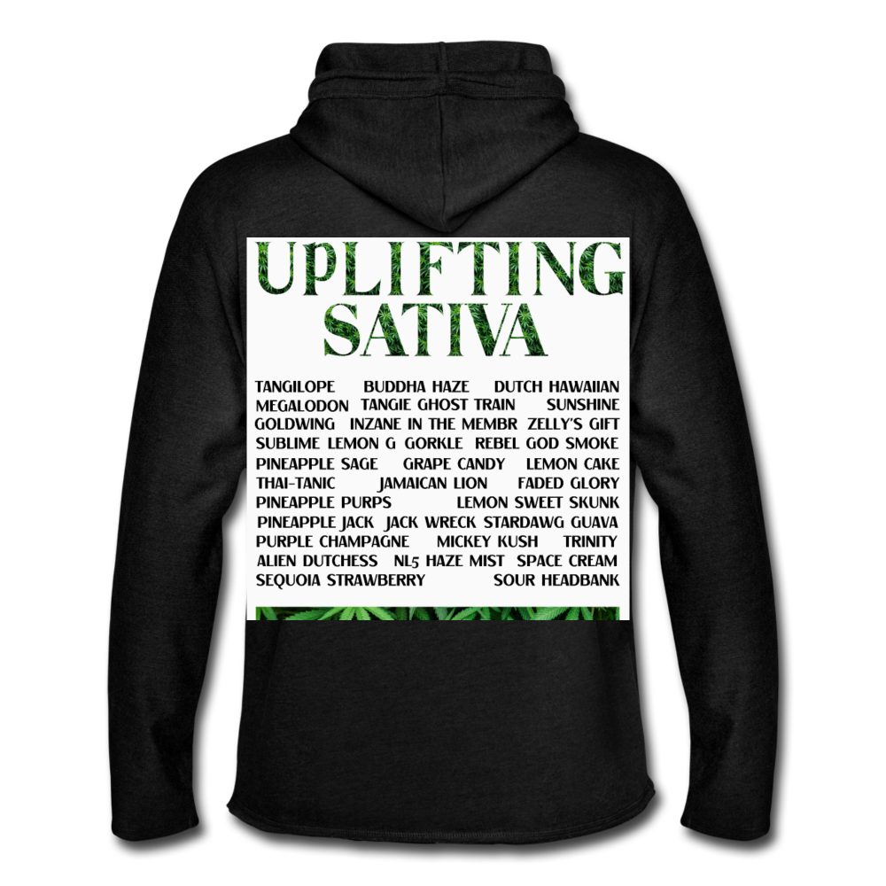 Unisex Lightweight Terry Hoodie - charcoal gray