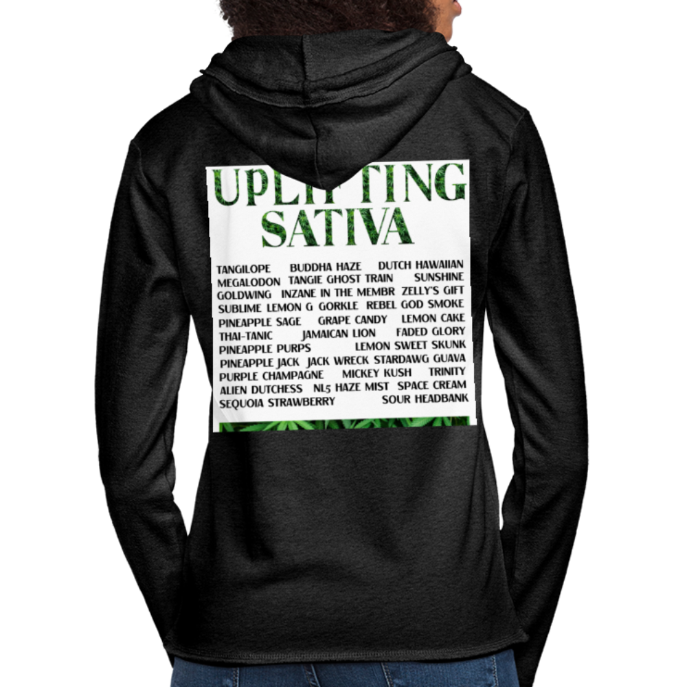 Unisex Lightweight Terry Hoodie - charcoal gray