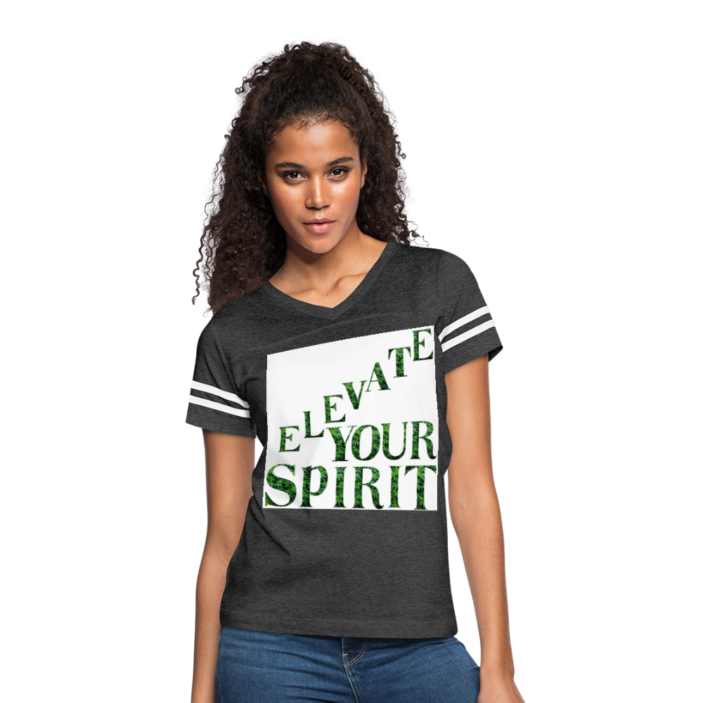 Women’s Vintage Sport T-Shirt - vintage smoke/white