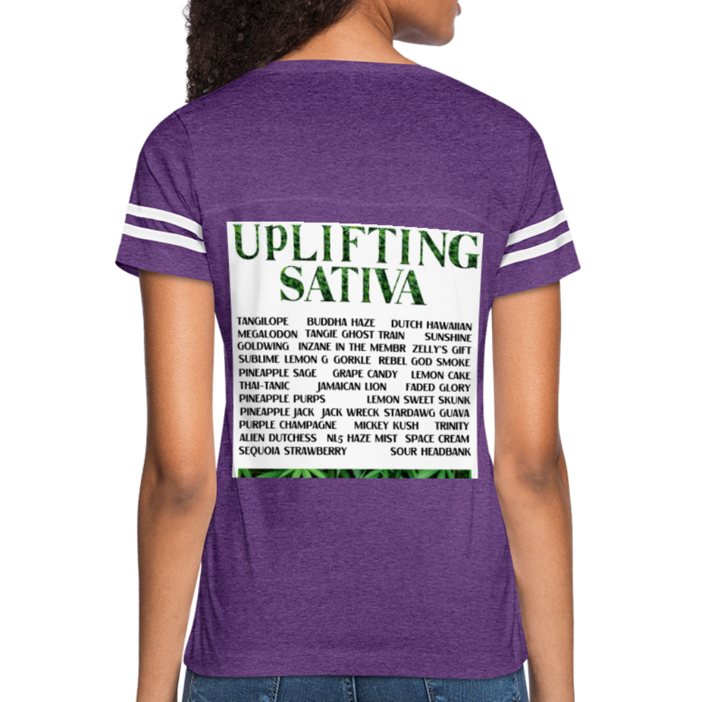 Women’s Vintage Sport T-Shirt - vintage purple/white