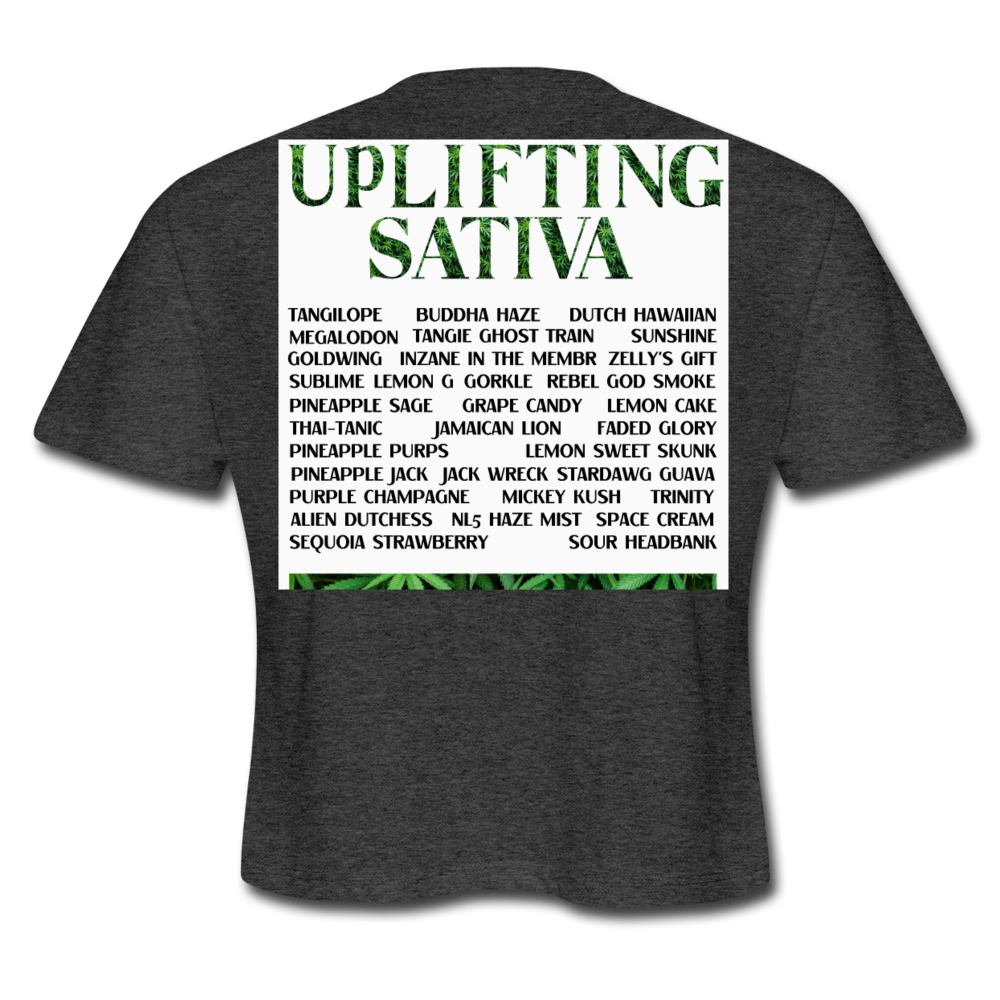 Women's Cropped T-Shirt - deep heather