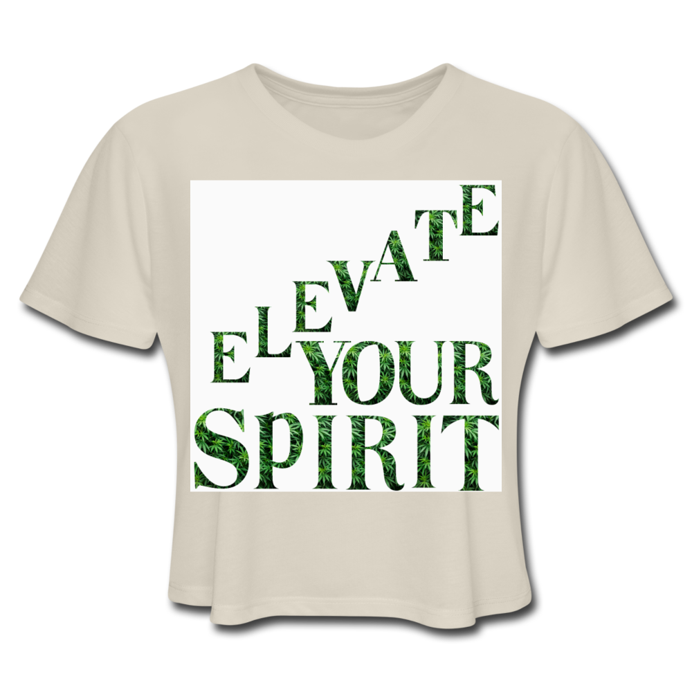 Women's Cropped T-Shirt - dust